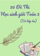 Bộ 30 Đề thi học sinh giỏi Toán Lớp 3 (Có đáp án)